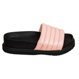 Seastar Pantuflas de Piel Eco Ligera rosa