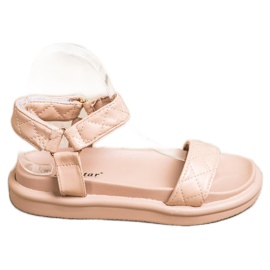 Seastar Sandalias beige con cuero ecológico