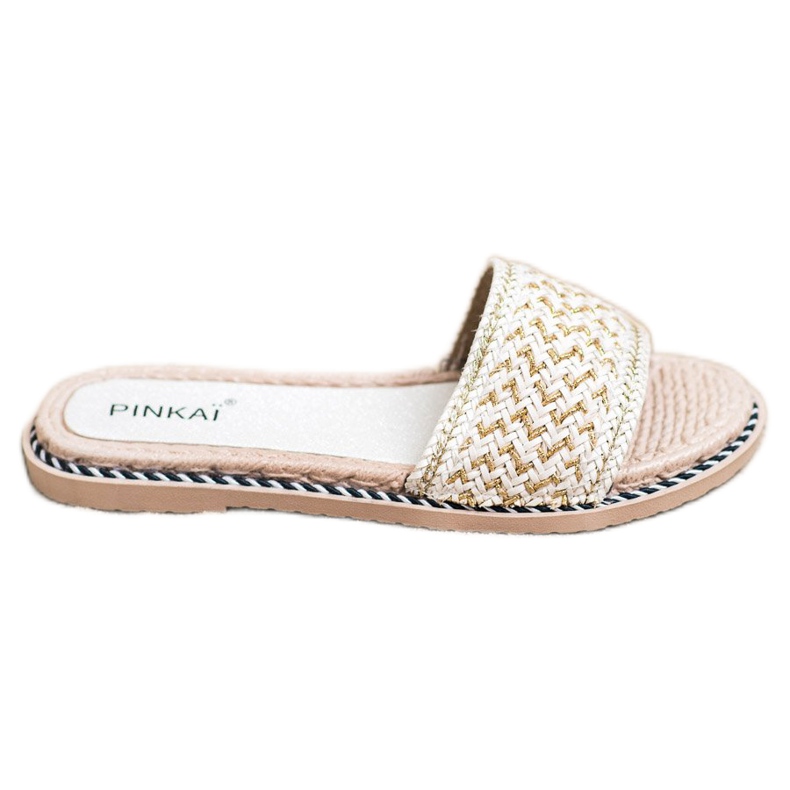 SHELOVET Zapatillas trenzadas casuales blanco
