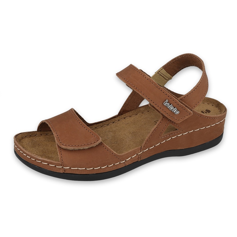Sandalias inblu zapatos de mujer 158D162 marrón