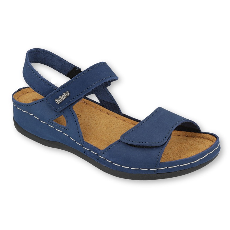 Inblu zapatos sandalias de mujer 158D101 azul marino