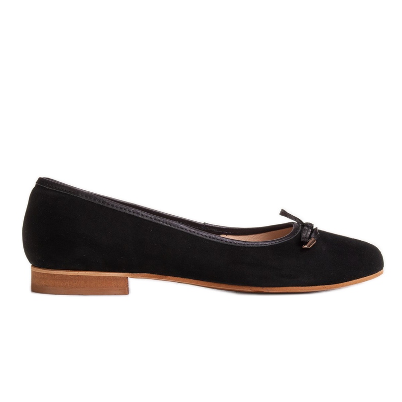 Marco Shoes Bailarinas Suede 1152P en negro