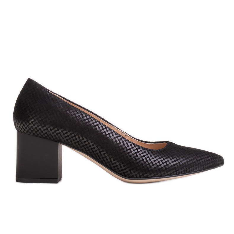 Marco Shoes Salón de mujer Marco 1038P con plantilla suave negro