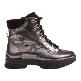 Marco Shoes 1349B Botas deportivas de piel Marco gris Marco Shoes 1349B Botas deportivas de piel Marco gris