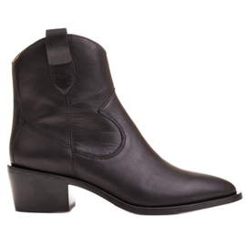 Marco Shoes Bota cowboy negra 1403B Marco negro