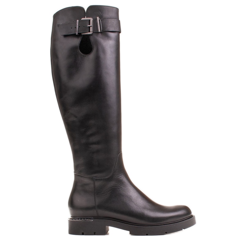 Marco Shoes Botas 1340K negras con detalles metálicos negro