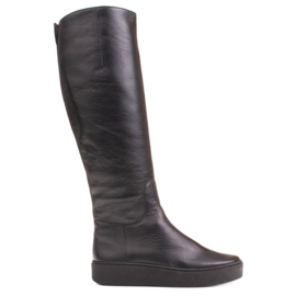 Marco Shoes Botas con un fondo deportivo y cómodo. negro