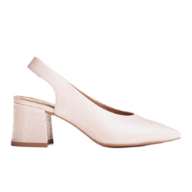 Marco Shoes Sandalias beige 1501P con correa y goma