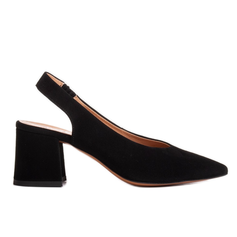 Marco Shoes Sandalias negras 1501P con correa y goma negro