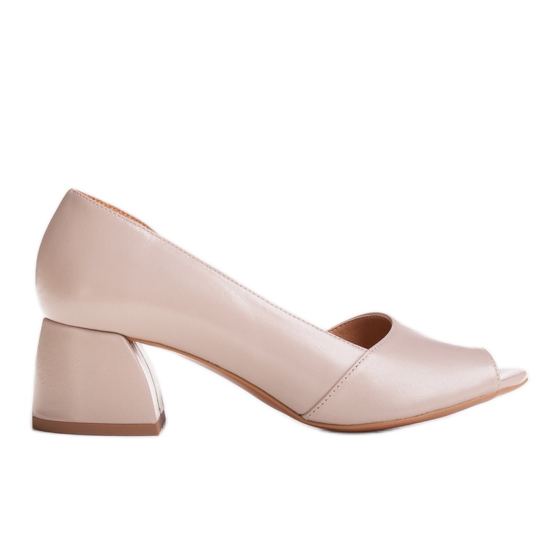 Marco Shoes Sandalias de piel beige 1505P