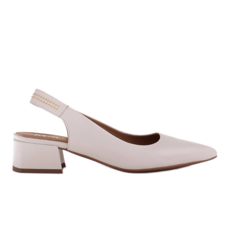 Marco Shoes Sandalias blancas con jets blanco