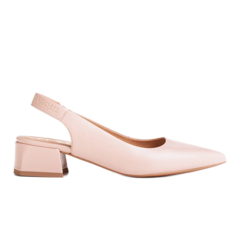 Marco Shoes Sandalias con chorros decorativos nude rosado