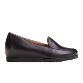 Marco Shoes Zapatos cómodos 1595P bajos en la cuña negro