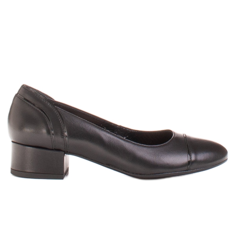 Radoskór Zapatos de tacón negros clásicos para mujer para un pie más ancho Radoskór Zapatos de tacón negros clásicos para mujer para un pie más ancho