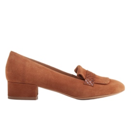 Radoskór Zapatos de tacón de mujer marrones clásicos para un pie más ancho marrón Radoskór Zapatos de tacón de mujer marrones clásicos para un pie más ancho marrón