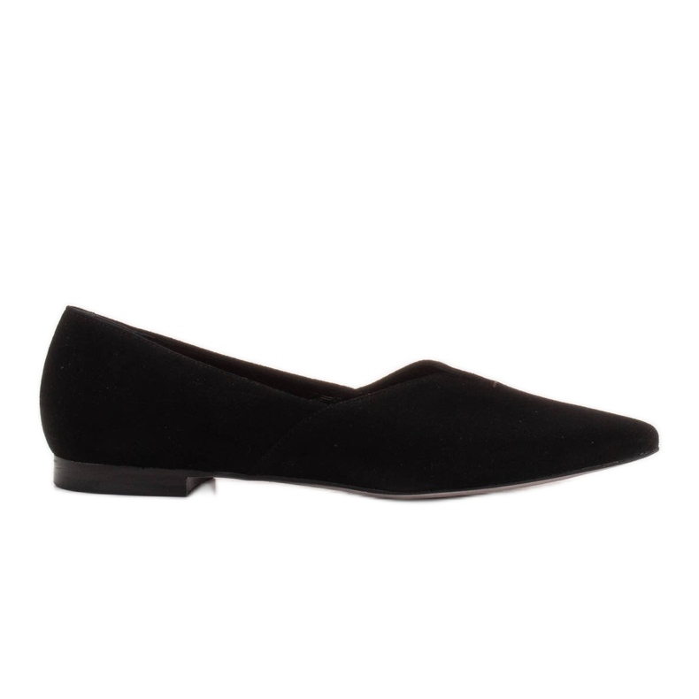 Marco Shoes Bailarinas de mujer Marco 1285P negro con abertura