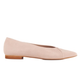 Marco Shoes Bailarinas beige ante natural