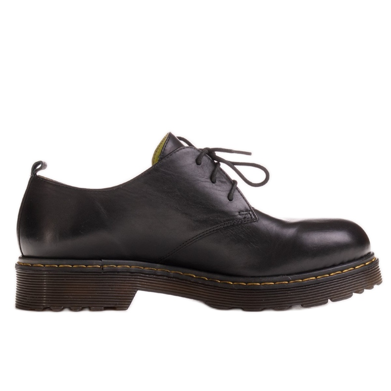 Marco Shoes Zapatos de mujer negros sobre un fondo transparente grueso