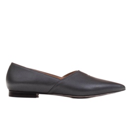 Marco Shoes Bailarinas de mujer Graphite Marco 1285P con recorte gris