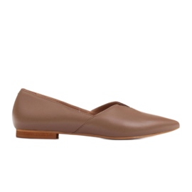 Marco Shoes Bailarinas de mujer Marco 1285P beige con recorte