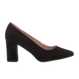 Marco Shoes Salón 1066P negro con tacón