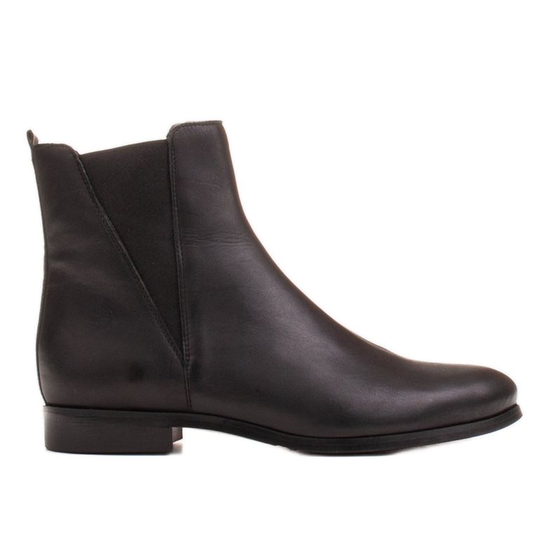 Marco Shoes Botas planas Marco 1284B con goma negro