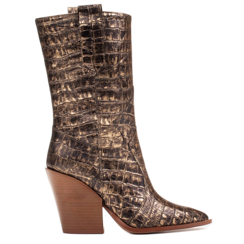 Marco Shoes Marco Boots 1408K botas vaqueras de oro viejo dorado Marco Shoes Marco Boots 1408K botas vaqueras de oro viejo dorado