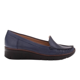 Radoskór Zapatos cómodos de mujer azul marino para un pie más ancho Radoskór Zapatos cómodos de mujer azul marino para un pie más ancho