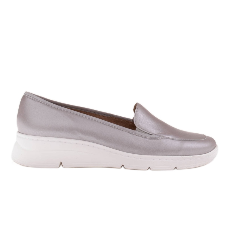 Radoskór Zapatos cómodos de mujer plateados para un pie más ancho plata Radoskór Zapatos cómodos de mujer plateados para un pie más ancho plata