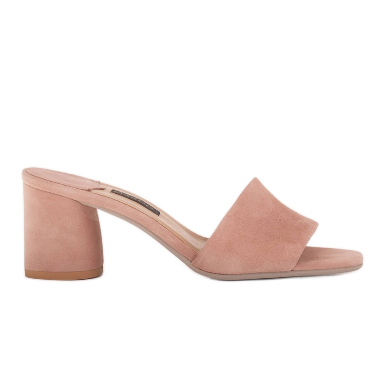 Marco Shoes Zapatillas de mujer Marco de ante natural rosado