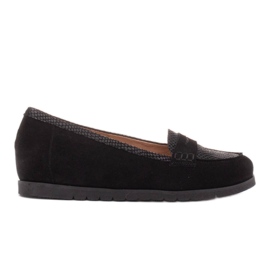 Marco Shoes Zapatos ligeros con una parte inferior muy suave y un refuerzo oculto. negro