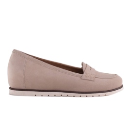 Marco Shoes Zapatos ligeros con una parte inferior muy suave y un refuerzo oculto. beige