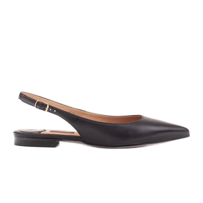 Marco Shoes Sandalias de piel natural en color negro