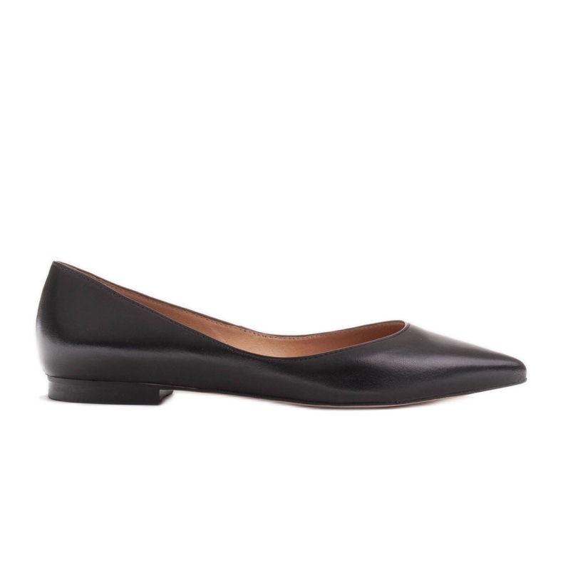 Marco Shoes Bailarinas de mujer con laterales bajos negro