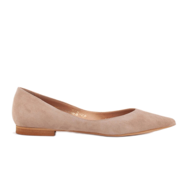 Marco Shoes Bailarinas de mujer con laterales bajos beige Marco Shoes Bailarinas de mujer con laterales bajos beige