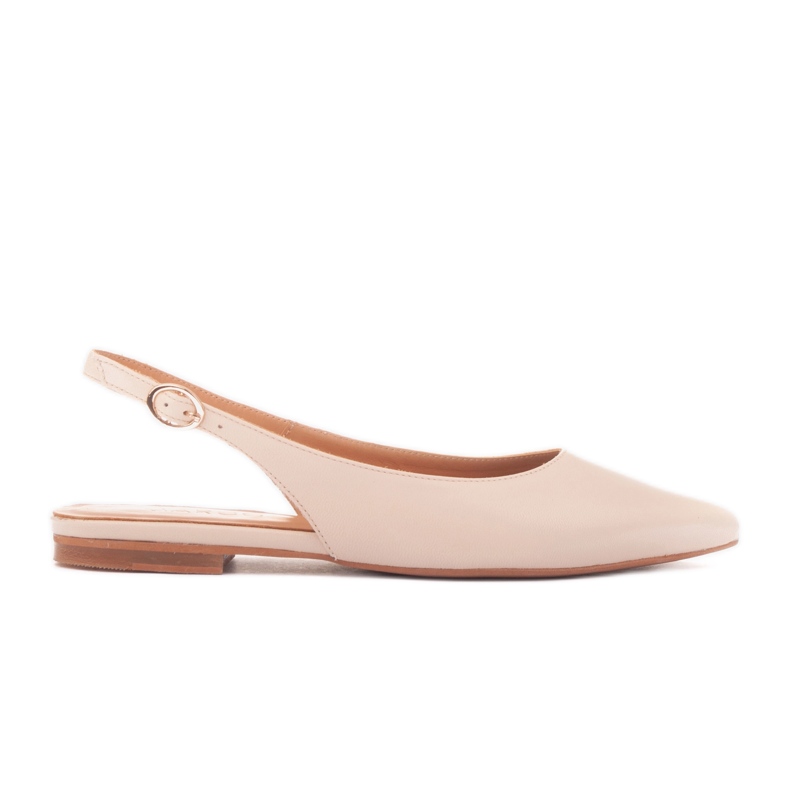 Marco Shoes Sandalias beige piel natural