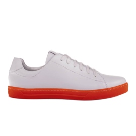 Marco Shoes Zapatillas deportivas de piel flor blanca blanco