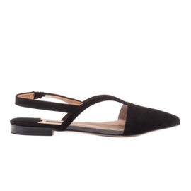 Marco Shoes Sandalias de piel natural en color negro
