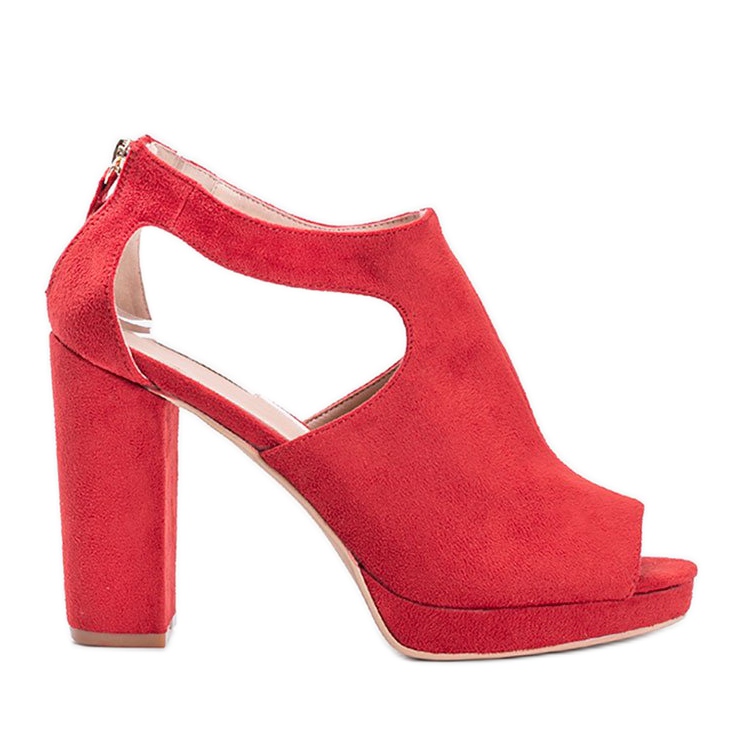 Sandalias de caña rojas atlánticas rojo