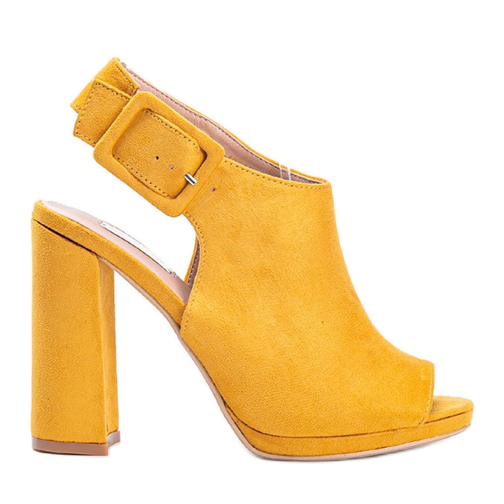 Sandalias mostaza con vástago Little Italy amarillo
