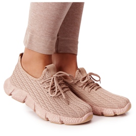 Calzado deportivo de mujer Sneakers Beige Training caqui