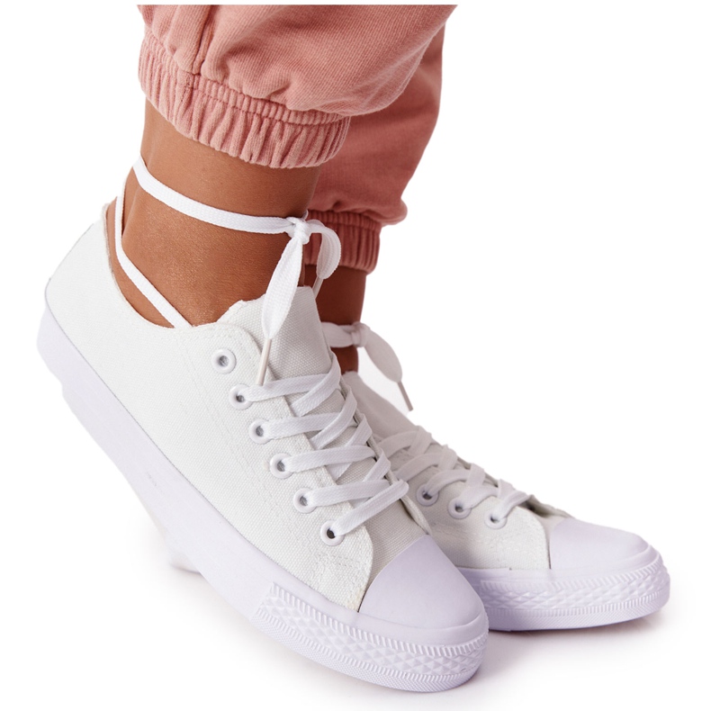 Zapatillas Clásicas De Mujer Omerta Blancas blanco
