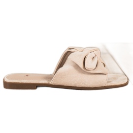Seastar Pantuflas beige con estilo