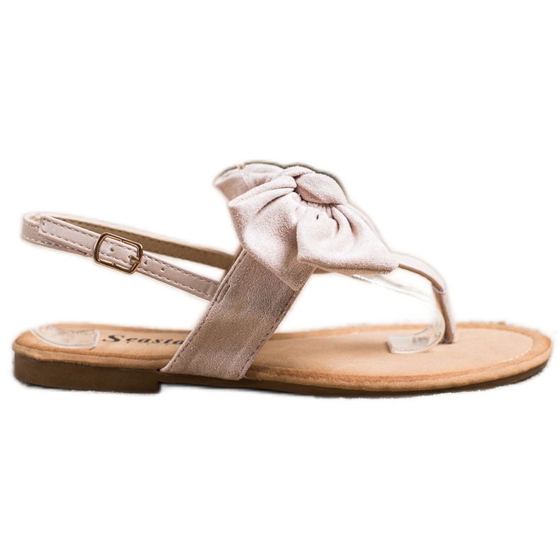 Seastar Sandalias elegantes con un lazo beige