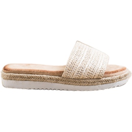 SHELOVET Zapatillas Alpargatas En Plataforma beige SHELOVET Zapatillas Alpargatas En Plataforma beige