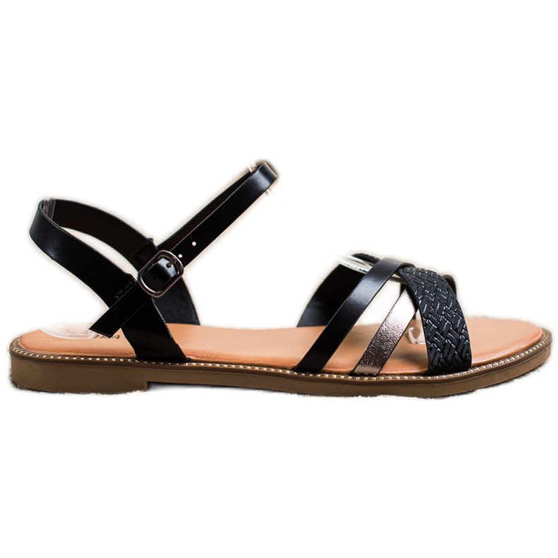 Laura Mode Sandalias casuales negro