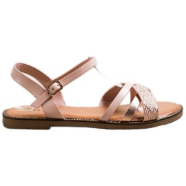 Laura Mode Sandalias casuales rosa