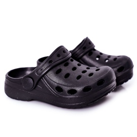 Pantuflas Infantiles Foam Crocs Negro Lucas
