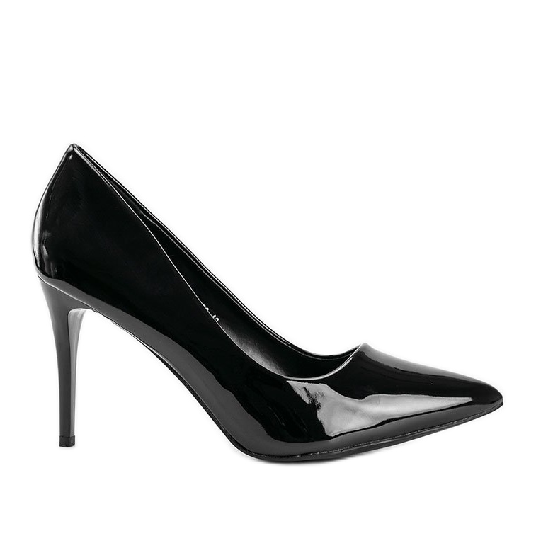 Tacones Tisha lacados en negro