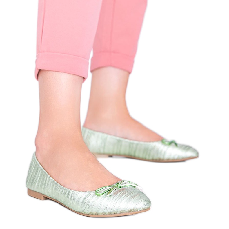 Bailarinas Ayris de mujer verde brillante